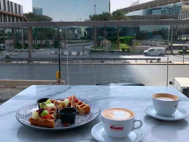 Upscale cafes in Riyadh